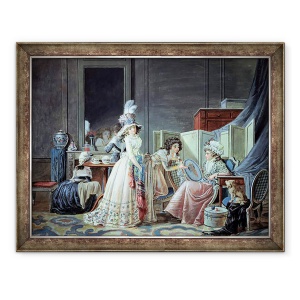 Tablou inramat - Jean Baptiste Mallet - Cupidon brodat, 60 x 80 cm