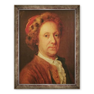 Tablou inramat - Jean-Baptiste Oudry - Autoportret, 70 x 90 cm