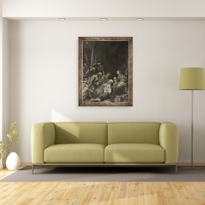 Tablou inramat - Jean de Saint-Igny - Adorarea magilor, 60 x 80 cm - Img 2