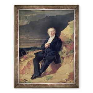 Tablou decorativ înrămat Portretul lui Charles Fourier de Jean-François Gigoux