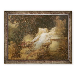 Tablou inramat - Jean-Honore Fragonard - Juramantul de a iubi, 70 x 90 cm