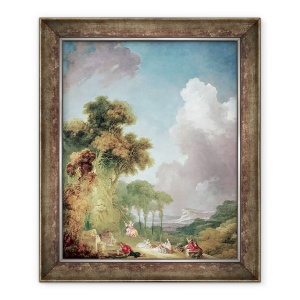 Tablou inramat - Jean-Honore Fragonard - Leagan II, 50 x 60 cm