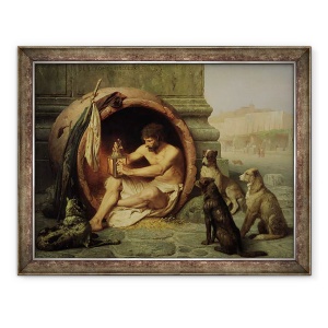 Tablou inramat - Jean Leon Gerome - Diogene, 70 x 90 cm
