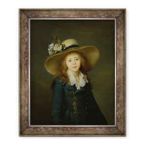 Tablou inramat - Jean Louis Voille - Portret De Ekaterina Stroganov Ca Un Copil, 70 x 85 cm