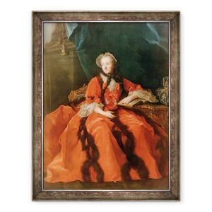 Tablou inramat - Jean-Marc Nattier - Portret De Maria Leszczynska 1703-68 1762, 70 x 90 cm