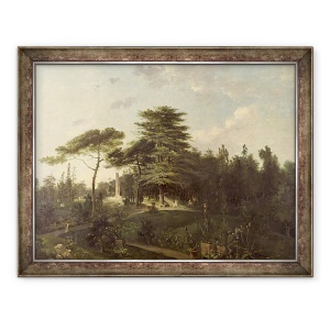 Tablou inramat - Jean-Pierre Houel - Cedrul Libanului in Jardin des Plantes, 70 x 90 cm