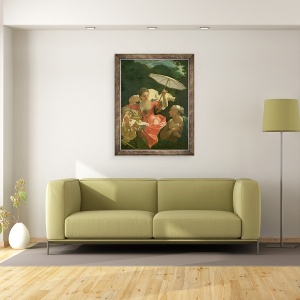 Tablou inramat - Jean Ranc - Vertumnus si Pomona, 60 x 80 cm - Img 2