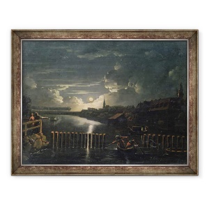 Tablou inramat - Jens Juel - Binnenalster, 60 x 80 cm