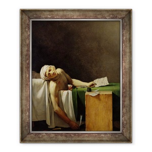 Tablou inramat - Jerome Martin Langlois - Moartea lui Marat, 70 x 85 cm