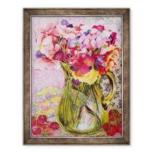 Tablou inramat - Joan Thewsey - Mazare dulce cu cirese si capsuni, 70 x 90 cm