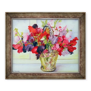 Tablou inramat - Joan Thewsey - Mazare dulce intr-o vaza, 50 x 60 cm