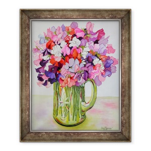 Tablou inramat - Joan Thewsey - Mazare dulce intr-un ulcior de sticla, 70 x 85 cm