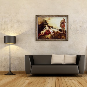 Tablou inramat - Joan van Noordt - Cimon si Ifigenia, 60 x 80 cm - Img 2