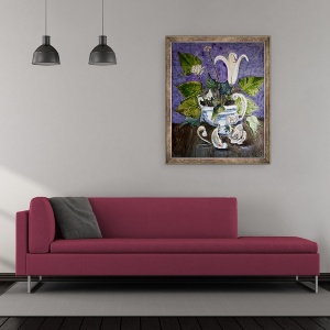 Tablou inramat - jocasta shakespeare - Flori, 50 x 60 cm - Img 2