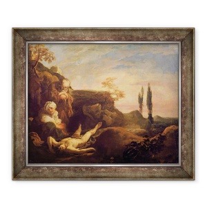 Tablou inramat - Johann Liss - Plangerile lui Abel, 70 x 85 cm