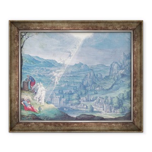 Tablou inramat - Johann Wilhelm Baur - Visul lui Iacov, 50 x 60 cm
