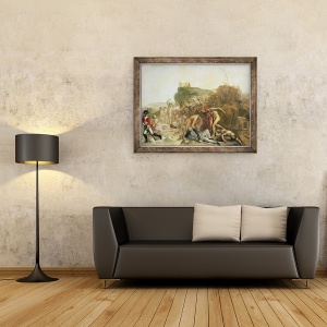 Tablou inramat - Johann Zoffany - Moartea capitanului James Cook, 70 x 90 cm - Img 2