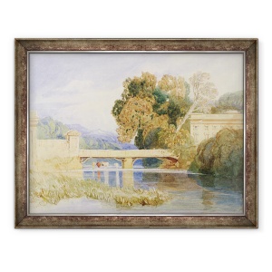 Tablou inramat - John Sell Cotman - Chateau Navarre, langa Evreux, 60 x 80 cm