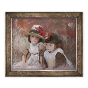 Tablou inramat - John Singer Sargent - Copiii satului, 50 x 60 cm