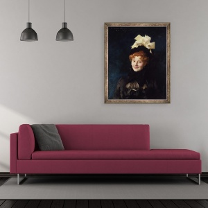 Tablou inramat - John Singer Sargent - Madame Escudier, 70 x 85 cm - Img 2
