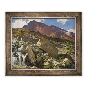 Tablou inramat - John Singer Sargent - Pass Simplon, 70 x 85 cm