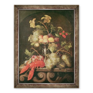 Tablou inramat - Joris van Son - Natura moarta cu un homar, 60 x 80 cm