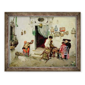 Tablou inramat - Jose-Jimenes Aranda - Magazinul lui Figaro, 60 x 80 cm