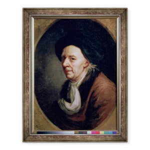 Tablou inramat - Joseph Friedrich August Darbes - Portretul Matematicianului Leonard Euler 1707-83, 60 x 80 cm