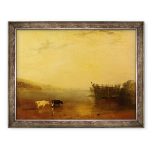 Tablou inramat - Joseph Mallord William Turner - Portul Teignmouth, 60 x 80 cm