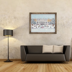 Tablou inramat - Judy Joel - Palatul Hampton Court, 60 x 80 cm - Img 2