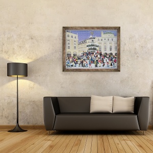 Tablou inramat - Judy Joel - Piccadilly zapada Scena, 60 x 80 cm - Img 2