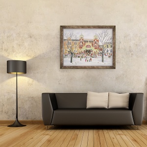 Tablou inramat - Judy Joel - Teatrul Richmond, Surrey, 60 x 80 cm - Img 2