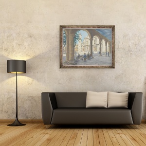 Tablou inramat - Julian Barrow - Plaza de la Catedral, 60 x 80 cm - Img 2