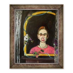 Tablou inramat - Julie Held - Autoportret - Cronologie, 2015, 70 x 85 cm
