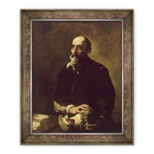 Tablou inramat - Jusepe de Ribera - Portretul sculptorului orb, 70 x 85 cm