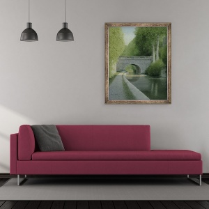 Tablou inramat - Kevin Hughes - Kennet & Avon, 50 x 60 cm - Img 2