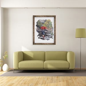 Tablou inramat - Kirstie Adamson - Aprilie Dusuri, 70 x 90 cm - Img 2