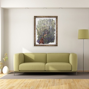 Tablou inramat - Kirstie Adamson - Banca de primavara, 60 x 80 cm - Img 2
