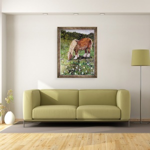 Tablou inramat - Kirstie Adamson - Cal pe deal, 70 x 90 cm - Img 2