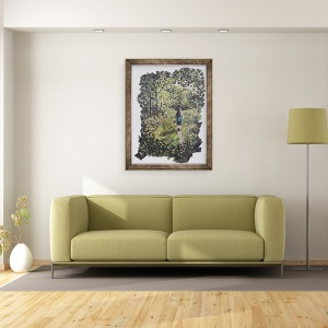 Tablou inramat - Kirstie Adamson - gard viu, 60 x 80 cm - Img 2