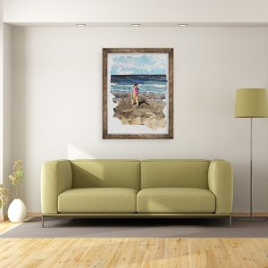 Tablou inramat - Kirstie Adamson - Sandy Shore, 60 x 80 cm - Img 2