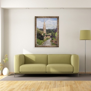 Tablou inramat - Kirstie Adamson - Satul Edensor, 60 x 80 cm - Img 2