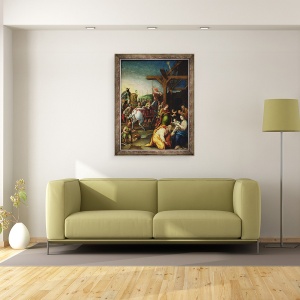 Tablou inramat - Lavinia Fontana - Adorarea Magilor, 60 x 80 cm - Img 2