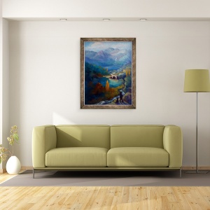 Tablou inramat - Lee Campbell - Calatori, 2020, 70 x 90 cm - Img 2