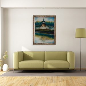 Tablou inramat - Lee Campbell - Pagoda Pacii, 60 x 80 cm - Img 2