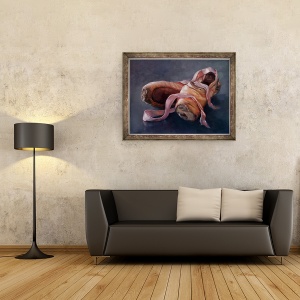 Tablou inramat - Lee Campbell - Pantofii lui Margot, 60 x 80 cm - Img 2