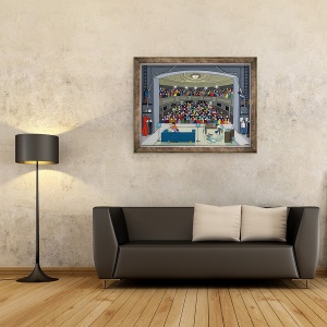Tablou inramat - Lee Sellers - Actul 2 Scena 2. Apoi a sunat soneria, 70 x 90 cm - Img 2