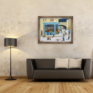 Tablou inramat - Lee Sellers - Magazinul de fete, 2015, 70 x 90 cm - Img 2