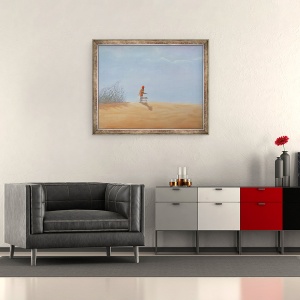 Tablou inramat - Lincoln Seligman - Ceai in desert, 50 x 60 cm - Img 2