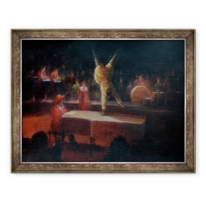 Tablou inramat - Lincoln Seligman - Ciffords Circus 3, 60 x 80 cm